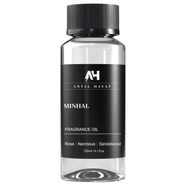 Minhal Diffuser Oil 120ml – Hotel Collection Scent – Inspired by Iris de Nuit Perfume – Rose, Narcissus, Patchouli – Luxury Essential Oil for Home – Fragrance Oil for Waterless Diffusers