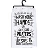 Primitives by Kathy Decorative Kitchen Towel, 28" x 28", Black,