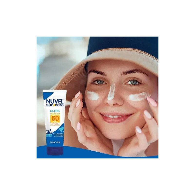 Protector Solar Nuvel Suncare FPS 50 Ultra Protection Sunscreen SPF
