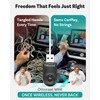 OTTOCAST Mini 2025 2-in-1 Wireless CarPlay/Android Auto Adapter, 5GHz WiFi,