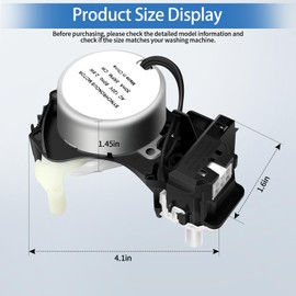 MVWC565FW0 MVWC415EW1 WTW4855HW3 Washer Shift Actuator, Fit for Whirlpool Kenmore Maytag Washer WTW4816FW2 WTW4815EW1 MVWC565FW0 MVW4505MW0 MVWX655DW0 WTW4816FW0 WTW5000DW0 WTW5000DW1 WTW5057LW0