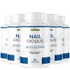 Pelican Vitamins Nail Exodus- Nail Support- 5 Bottles- 300 Capsules
