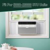 Flehomo Window Air Conditioner Side Panels with Double Layers, Adjustable