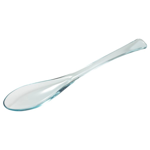Plakira Transparent Spoon, Cutlery, Blue, Length 7.9 inches (20 cm), Dishwasher Safe, Heat Resistant to 222°F (100°C), For Camping, Outdoors, Glamping, Kids, Tritan Material, Made in Japan