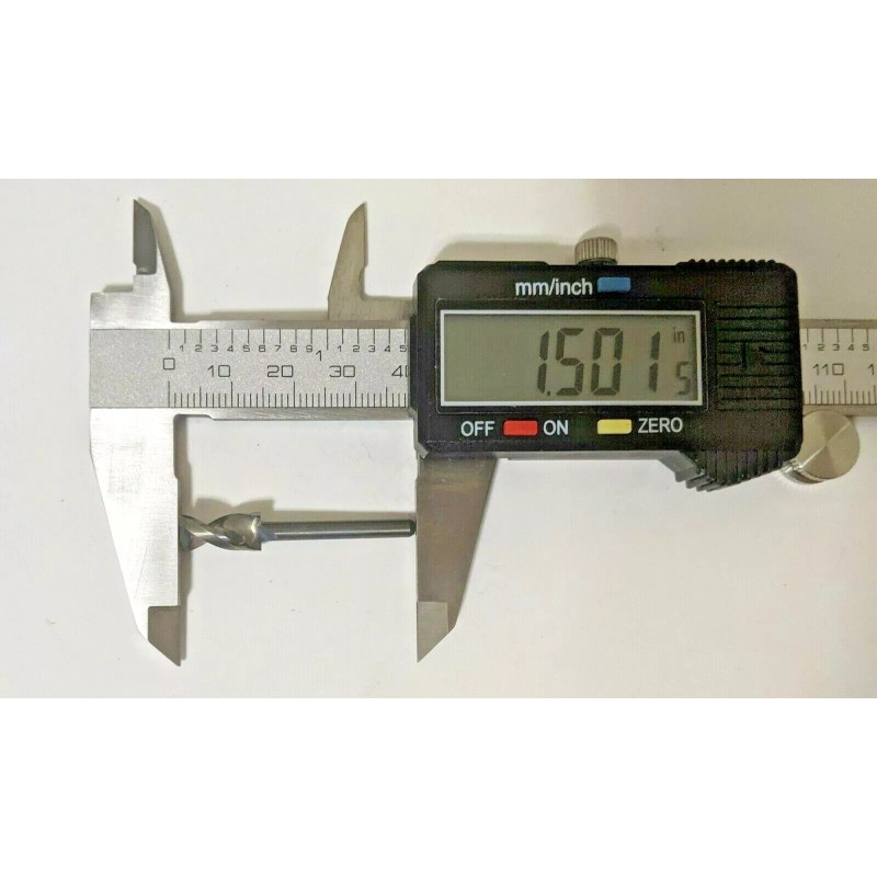 Precision Carbide .250" 1/4 Carbide Drill .500" Depth 1/8" Shaft