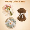 HJZHII 14 Rolls White Lace Ribbon, 0.5 to 2.5 inch