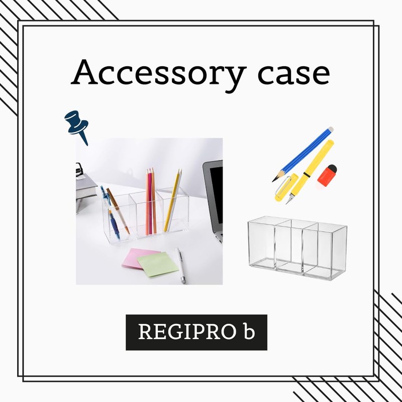 Regipro b P-01 Sanko Transparent Acrylic Pen Stand Small Storage