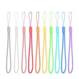 ENUODA 10 Pack Colorful Hand Wrist Lanyard Strap String for USB Flash Drives, Keys, Keychains, ID Name Tag Badge Holders and Other Portable Items - Assorted Colors