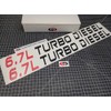 6.7L Turbo Diesel Decals (2pk) XL Powerstroke Hood Fender Stickers