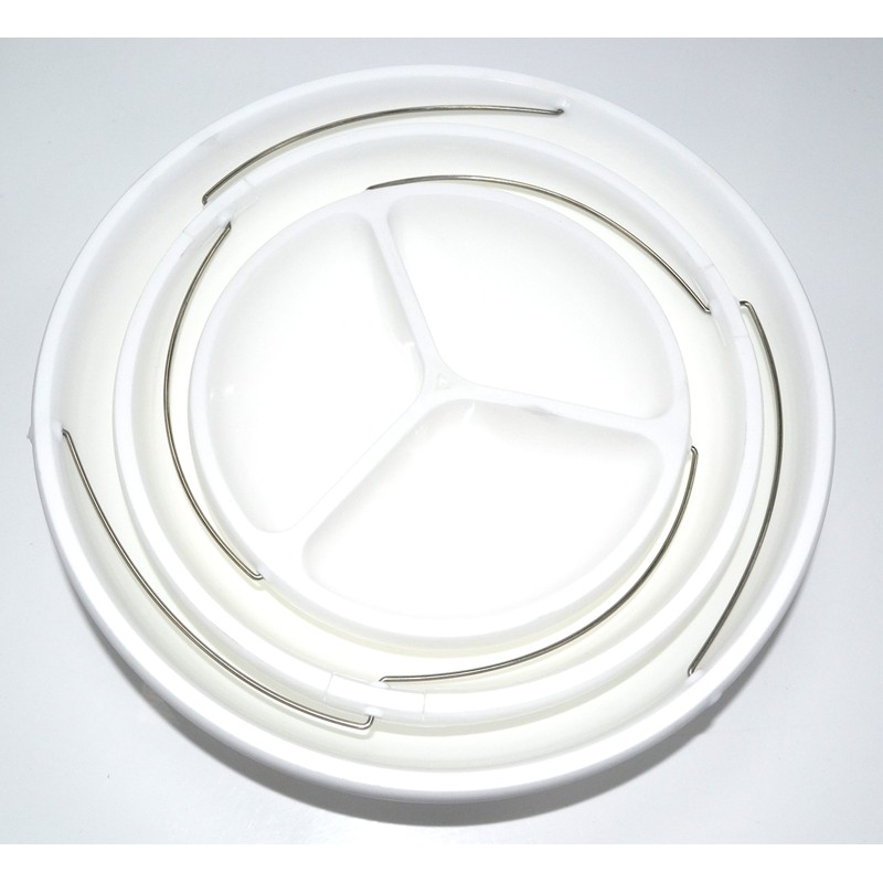 3 Tier Twistfold Party Serving Plastic Stand With Bowls/Platter Rack