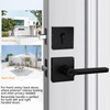 NEWBANG Square Heavy Duty Keyed Entry Combo with deadbolt and