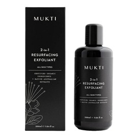 MUKTI 2-in-1 Resurfacing Exfoliant, 100ml