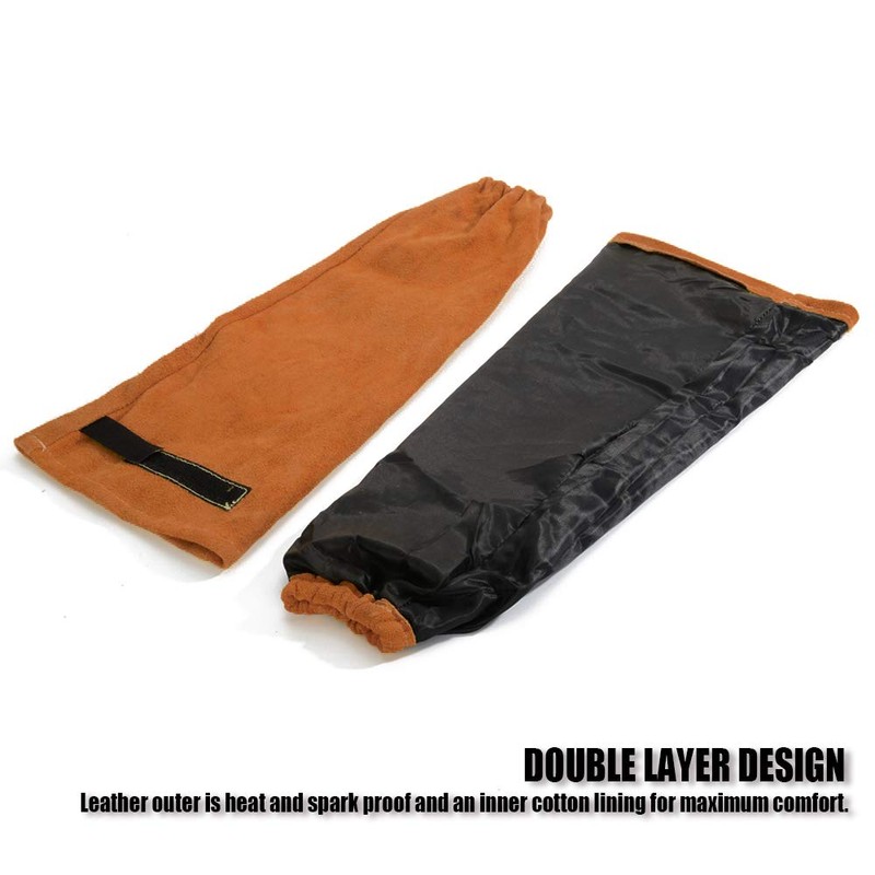 [QeeLink] Sleeve Welding Protective Sleeve Leather Arm Cover Fireproof Cover