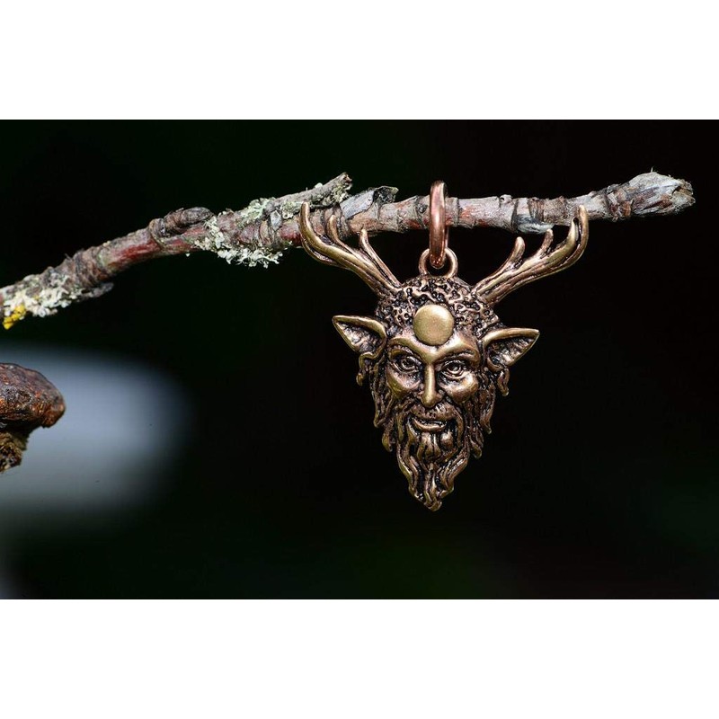 WINDALF Irish Jewellery Pendant Cernunnos 3.4 cm Deer Forest God