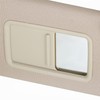 labwork 2 Beige Sun Visor with Makeup Mirror Right and