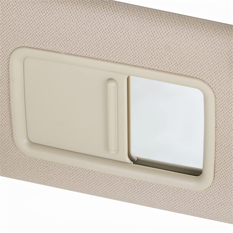 labwork 2 Beige Sun Visor with Makeup Mirror Right and