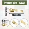 TEAONE #5 Zipper Puller Sliders, 18 PCS Zipper Pulls Replacement