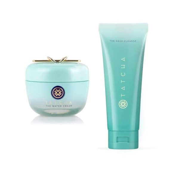 TATCHA Bundle The Deep Cleanse & The Water Cream: Deeply and Gently Exfoliate and Hydrate Skin