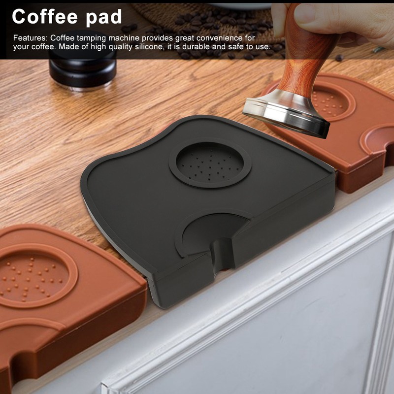 Silicone Non Slip Manual Coffee Tamping Pad Mat Coffee Tamper