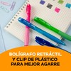BIC Bolígrafo BU3 Medium Point 1.00 mm Retráctil Clip de
