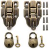 SDTC Tech Retro Style Cabinet Duckbilled Toggle Hasp Latch and