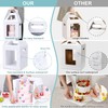 Naleyber Tall Cake Boxes for Tier Cakes with Cake Boards