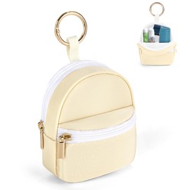 Likesing Likesing Asthma Inhaler Case, Canvas Inhaler Pouch Holder Compatible with 2 Handy Ventolin, Inhaler Holder for Adults Kids (Storage Bag Only, Beige)