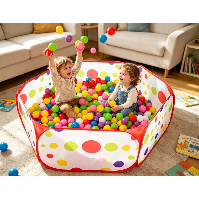 Alberca De Pelotas Piscina Pelotas Plegable Juego Didáctico