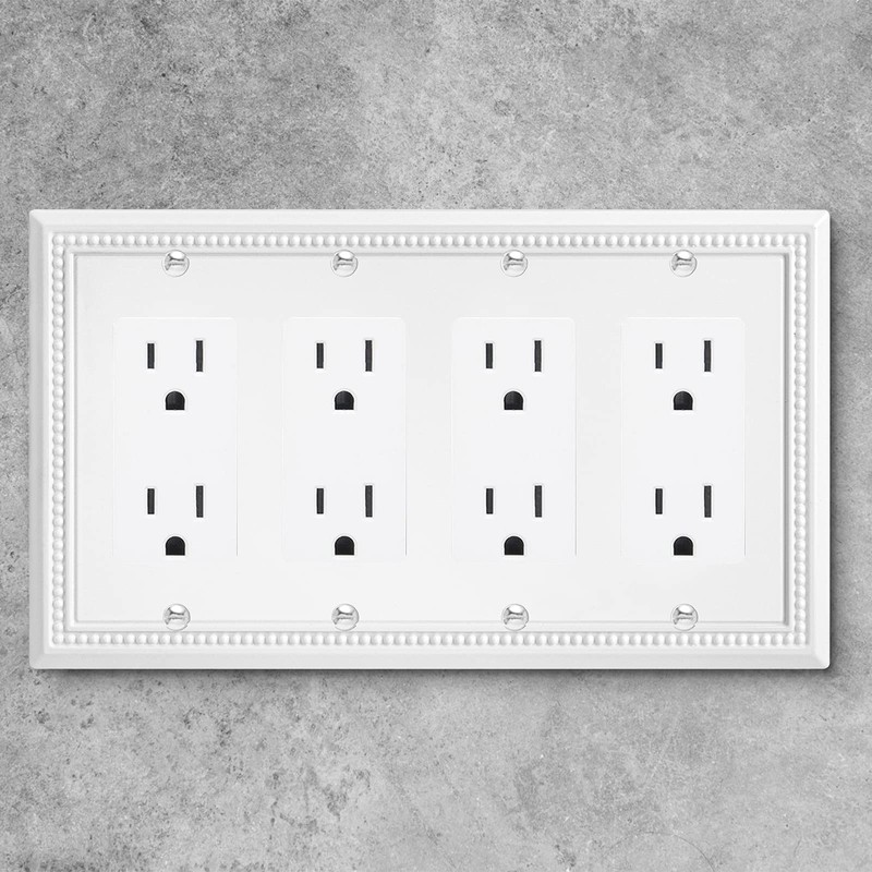 Henne Bery Sunken Pearls Heavy Duty Decorative Wall Plate Switch