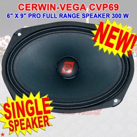 Cerwin-Vega (1) CERWIN-VEGA CVP69 6” X 9” PRO FULL-RANGE CAR AUDIO SPEAKER 300W MAX SINGLE
