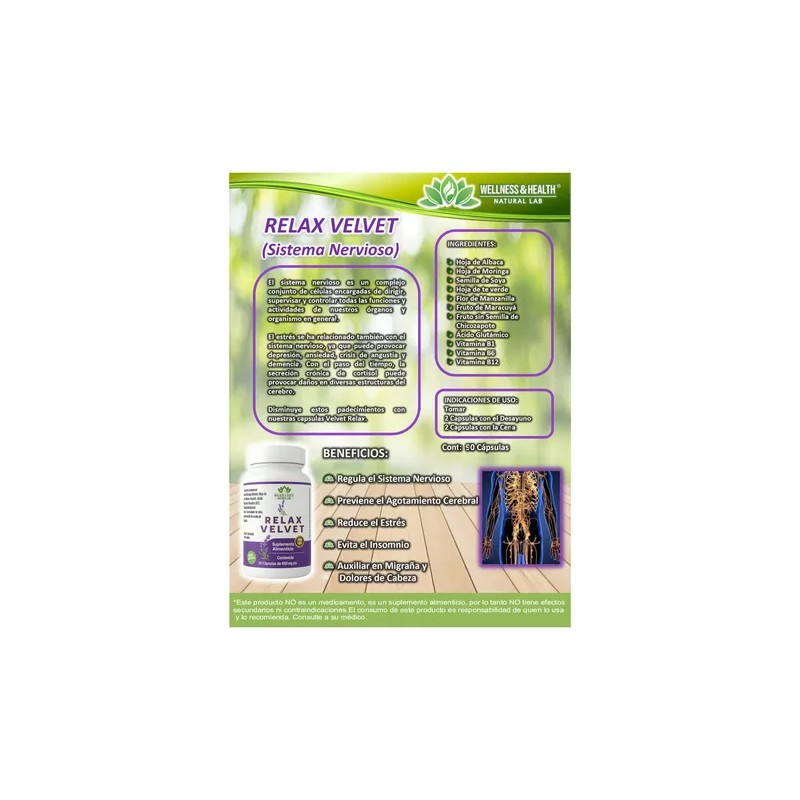 Moringa Reduc 90 Caps + Valeriana Relajante 30 Caps Regalo