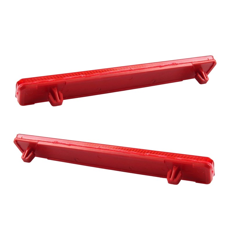 MKAREPART Rear Bumper Reflector Lamp Right and Left Side, Red