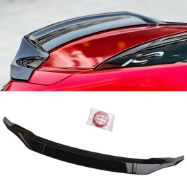 R STYLE HIGH KICK GLOSSY BLACK DUCKBILL TRUNK SPOILER FOR 18-2022 HONDA ACCORD