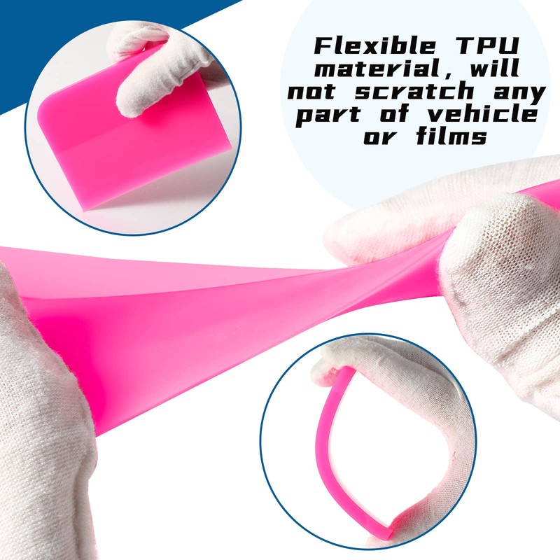 5 Pcs Ppf Squeegee 3 in 1 Anti Scratch Rubber