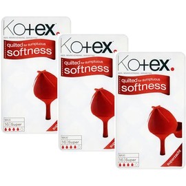 Kotex Maxi Super 16 Pads (3 Pack)