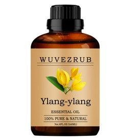 Wuvezrub Wuvezrub Ylang-Ylang Essential Oils Organic, 240ML Pure and Natural Ylang-Ylang Essential Oil for Aromatherapy Diffuser - Ylang-Ylang /8 Fl Oz