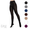 Ease Microfiber 20-30mmHg Moderate Compression Support Tights (Black, Large Long)