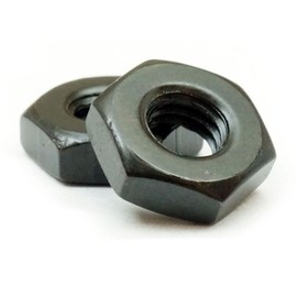 MonsterBolts - #10-32 Hex Nuts, Alloy Steel, Black Oxide, 10 Pack