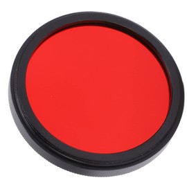 Camera Full Red Lens Filter Full Red Filter Camera Waterproof Filter Full Red Lens Filter Optical Glass for Nikon Camera Lens (40.5mm)