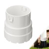 Nomanak 1-Pack 4" Corrugated Pipe Adapter to 4" SDR 35