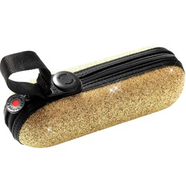 Knirps X1 Super Mini Pocket Umbrella 2Glam with Ecorepel Technology - Gold