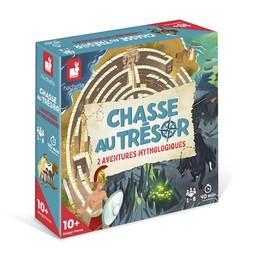 JANOD - Treasure Hunt Mythological Adventures - Board Game for Children - Collaborative Educational Game - Greek Mythology - French Language - from 10 Years - J02452
