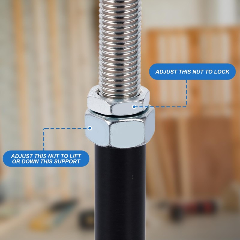 TTBDEHTK 4-Pack Adjustable 5"-8" House Jack for The Floor，Mini Screw