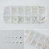 Nail Store Metal Bancharm x Banball 12 Set-2 Nail Parts Silver Metal Charm Nail Stud, 1 Piece / 네일스토어 메탈 반참x반볼 12세트-2 네일파츠 실버 메탈참 네일스터드, 1개