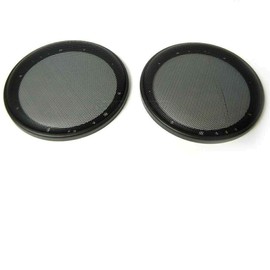 Riloer LanCo 2 pieces 6.5 inches black DIY car speaker cover guard protector enclosure grill