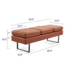 OmySalon Waiting Room Bench for Salon, 59.5'' Reception Bench Office