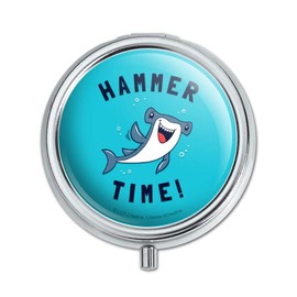 Hammerhead Shark Hammer Time Funny Humor Pill Case Trinket Gift Box