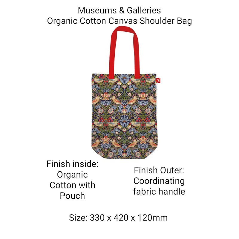 Museums & Galleries V&A William Morris Strawberry Thief Organic Cotton