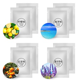 8 Packs Car Air Vent Clip Refills Solid Fragrance Pads, 4 Scents Replacement Tablets Long Lasting Freshener for Cars(Included Lemon, Ocean, Cologne, Lavender)