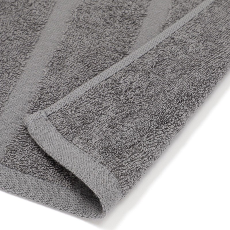 Francfranc Valet Set Face Towels, Dots, Gray, Set of 2,